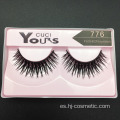 Barato Fake eyeLashes Etiqueta privada Soft Human Hair Flash Pestañas 10 pares